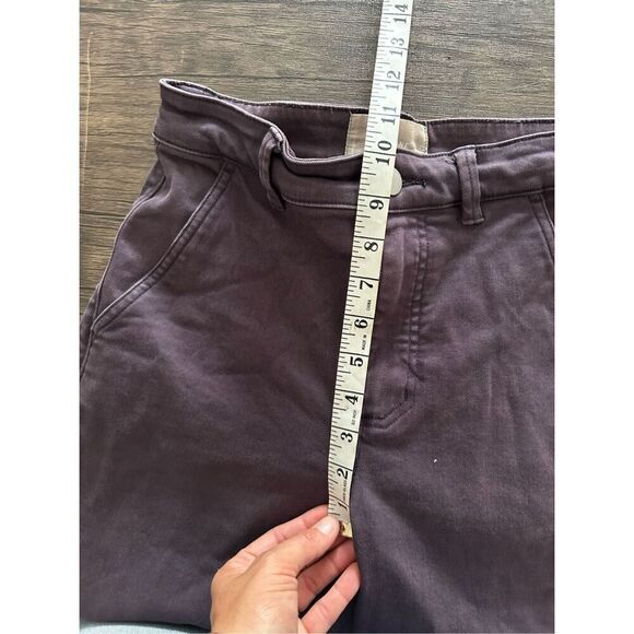 Everlane Cropped Straight Leg Jeans Womens size 0 Purple Brown High Waist - Picture 9 of 11